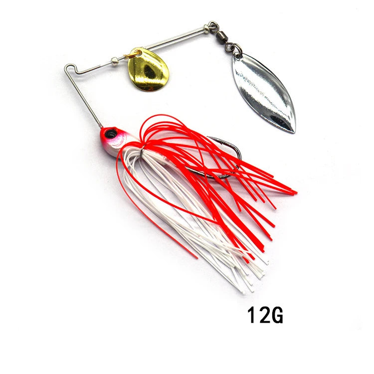 Cuillère tournante Spinnerbait pour brochet - 12/17g - 10 coloris