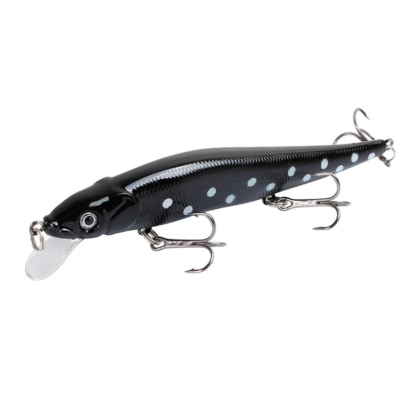 Leurre Dur Minnow Crankbait 11,5 cm / 14 g – Yeux 3D – 22 Coloris – Pêche Carnassier