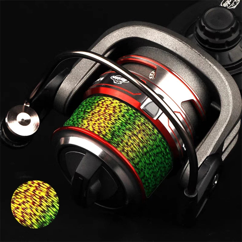 Fil de Pêche Monofilament Camouflage ZUKIBO – Revêtement Fluorocarbone (500M / 1000M / 2000M)