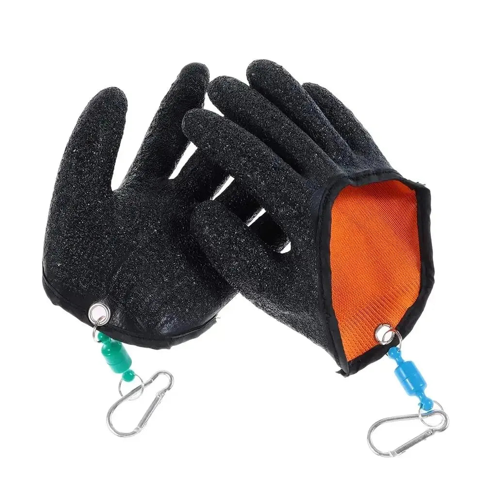 Gant de Pêche Anti-Coupure & Anti-Glisse - Doigts Complets, Latex, Main Droite ou Gauche