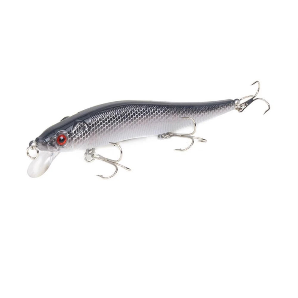 Leurre Dur Minnow Crankbait 11,5 cm / 14 g – Yeux 3D – 22 Coloris – Pêche Carnassier