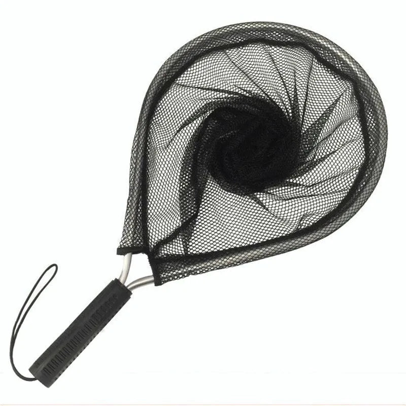 Épuisette de pêche compacte et légère - Filet multifilament PE