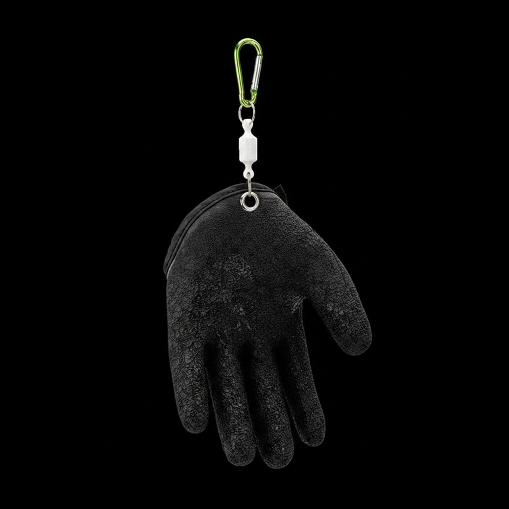 Gant de Pêche Anti-Coupure & Anti-Glisse - Doigts Complets, Latex, Main Droite ou Gauche