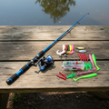 Kit Canne à Pêche Télescopique 1,8m + Moulinet Spinning – Prêt à Pêcher